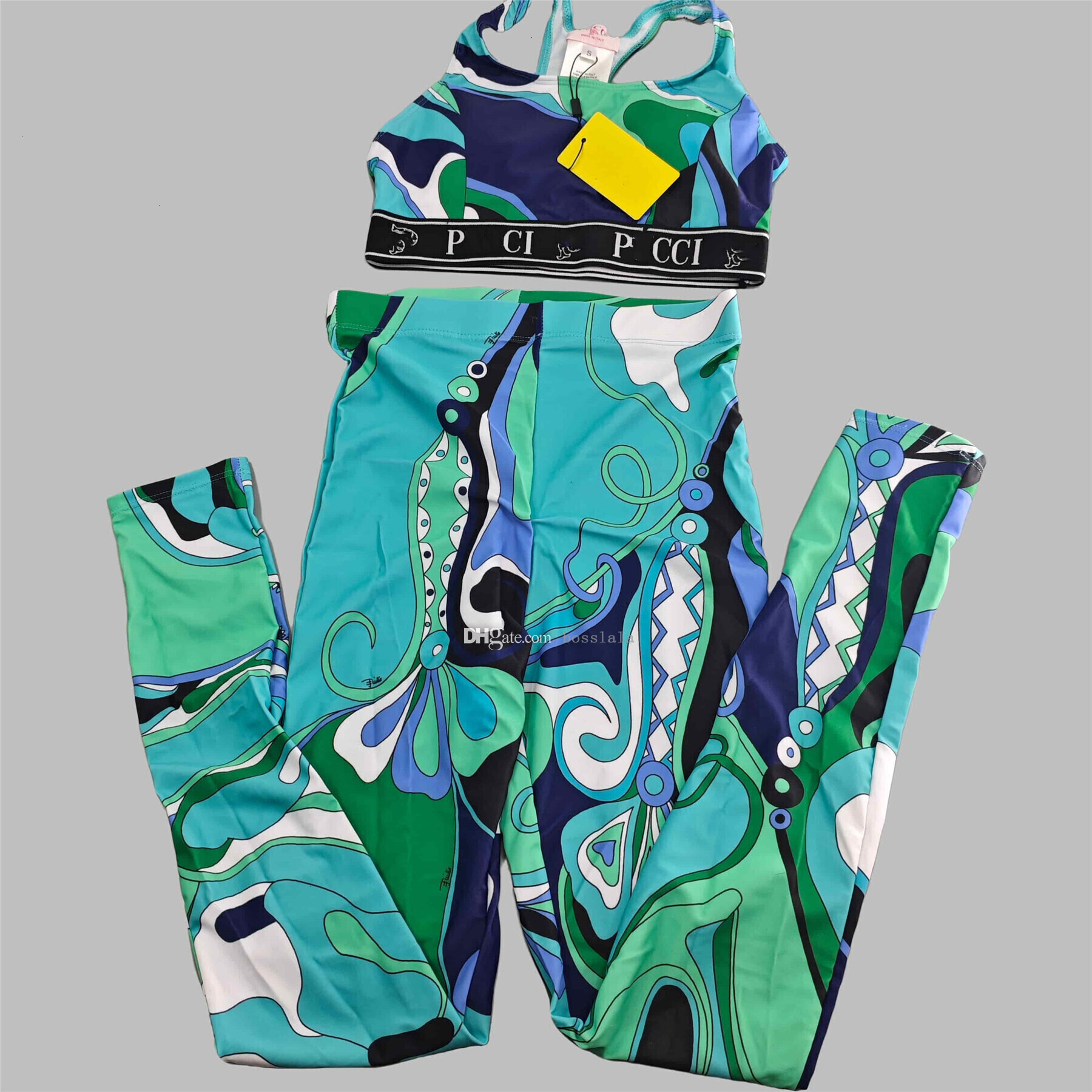 Designer Tracksuits For Womens 2PCS Yoga Two Piece Set High Waist Tanks And Slim Pants Sports Outfit