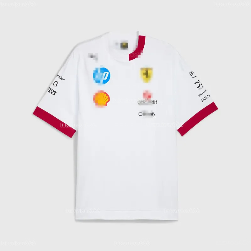 Monza Ferrarilys T-Shirt High-Quty 2026 New F1 Racing T-Shirts Team Special Edition Blue Formula 1 Tshirt Driver Racing Celebrate Fans Crew Neck Sho