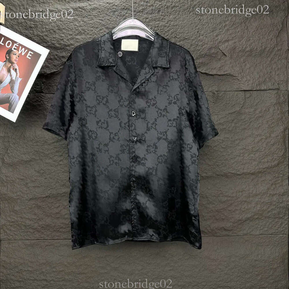 gg shirts high quality designer g shirt men casual button up shirt Whole body letters Summer shirt business Short sleeve shirts mens T shirt clothin