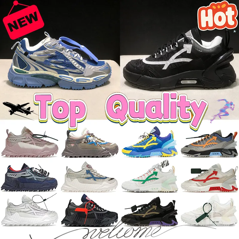 Designer off white shoes ODSY 1000 200 Be Right Back sneakers sport trainers scarpe Plate-forme Black White Purple Fashion running Shoes Mens traine