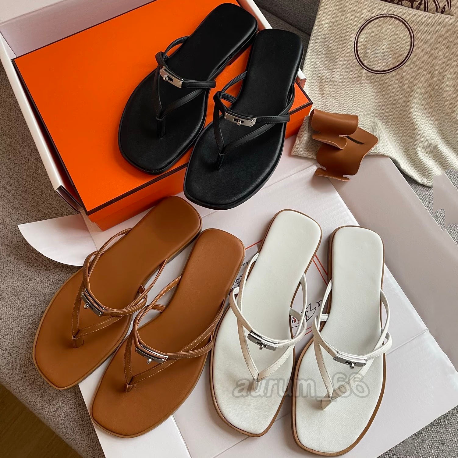Flip Flops Womens Miss Slippers Luxury Designer Sexy Sandals Real Leather Flat Slides Sandals Brand Summer Beach Shoes Slippers Outdoor Slippers Siz
