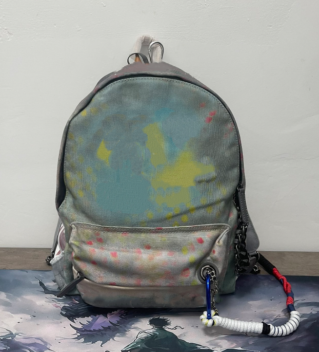 classic graffiti backpacks sports leisure men and women schoolbag bags Backpack handbag gift-image-988876775