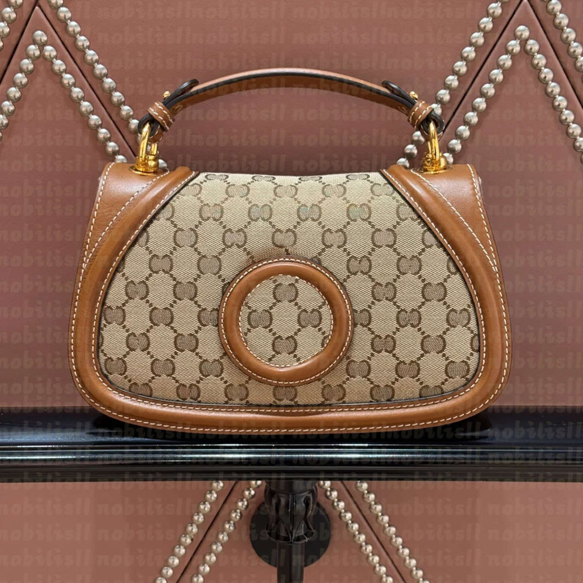 Designer Blondie Bag Classics Clutch Flap Bag Women Shoulder Bag Velour Thread Purse Double Letters Solid Hasp Waist Fashion Leather Classic Chain b