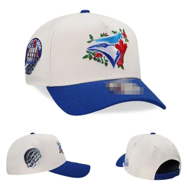 2026 Casquette classique pour hommes Blue Jays Flat Peak World series Snapack Strapback Heart Pleine taille Casquettes fermées Mode Hip Hop Femme