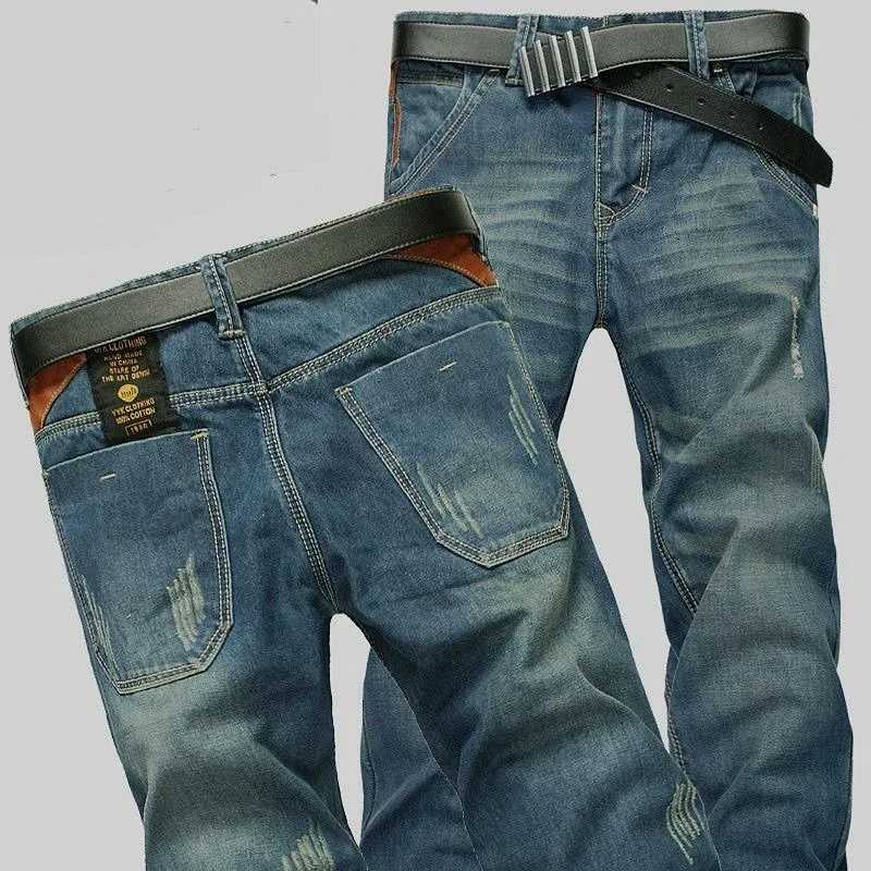 New Mens Spring Autumn Jeans Classic Male Skinny Straight Stretch Brand Denim Pants Summer Overalls Slim Fit Trouser Men JeansT260606