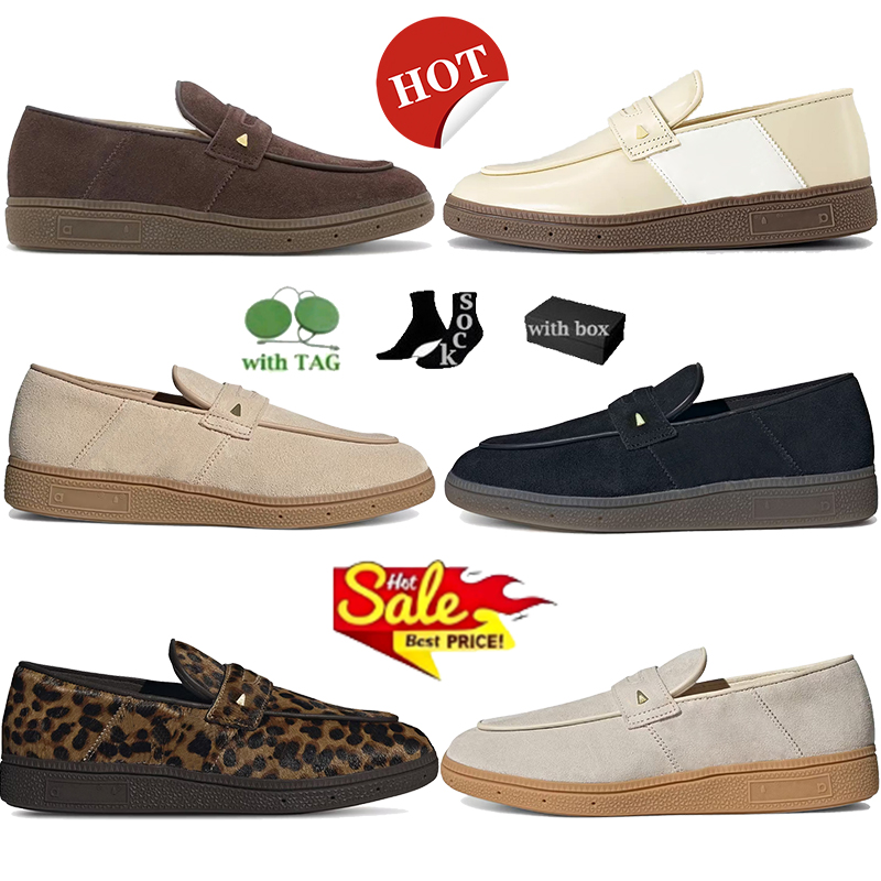 Designer Handball Special loafers Men Women Casual Dress Shoes Aurora Cocoa Gum Magic Beige Gum Leopard Print Dark Brown Mens Womens Outdoor Sneaker
