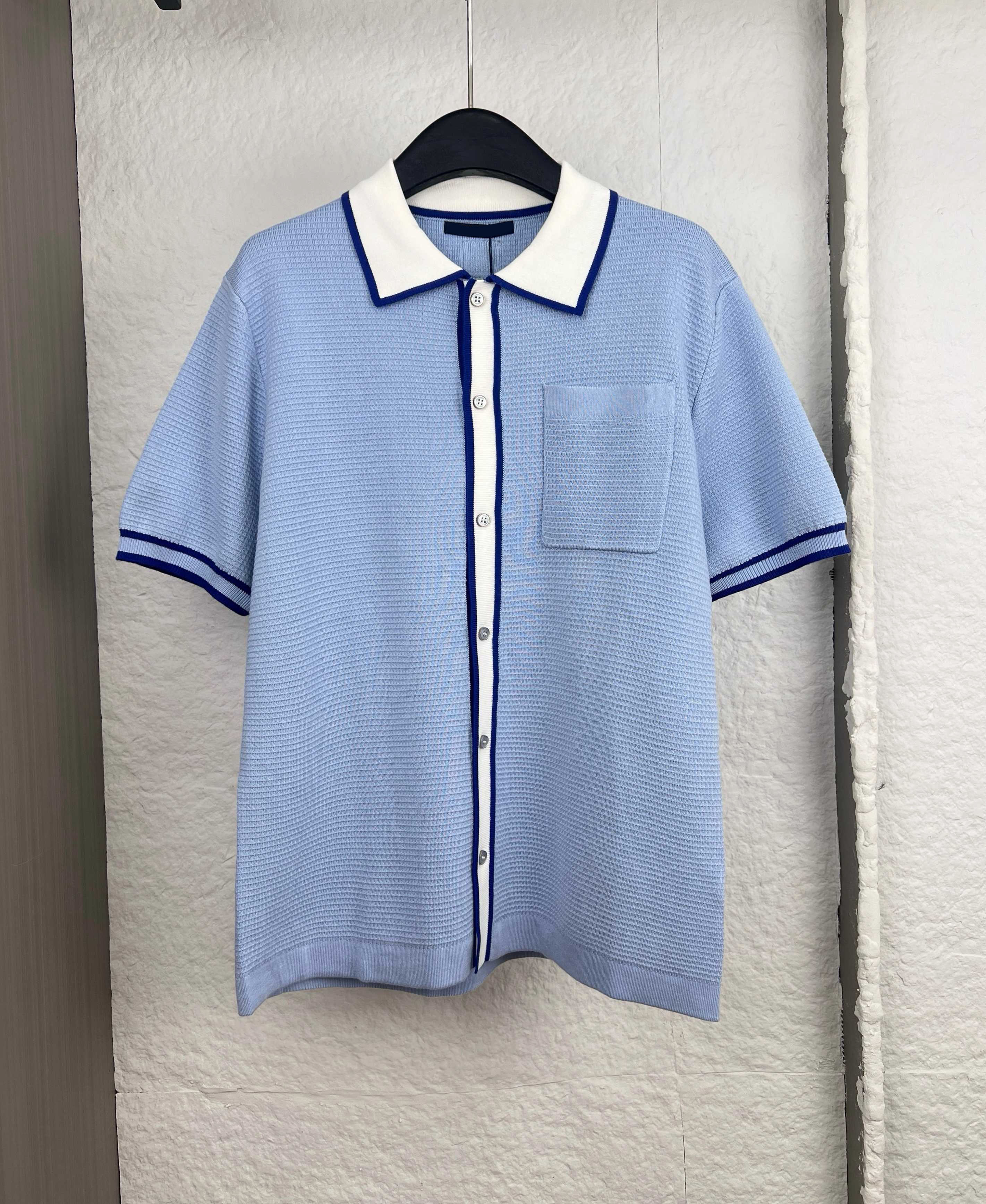 T-shirts pour hommes Polos Col rond vêtements d'été de style polaire brodés et imprimés avec des t-shirts de rue en pur coton 3t