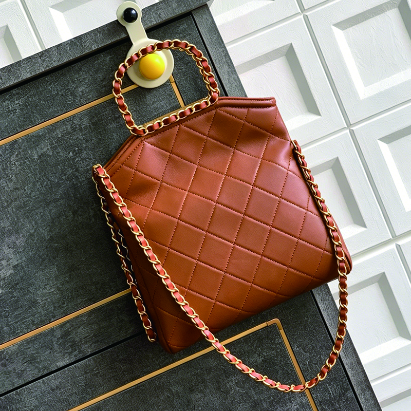 luxury fashion tote wallet crossbody brown leather handbag chain designer Style flap bag Top Handle Fashion purse