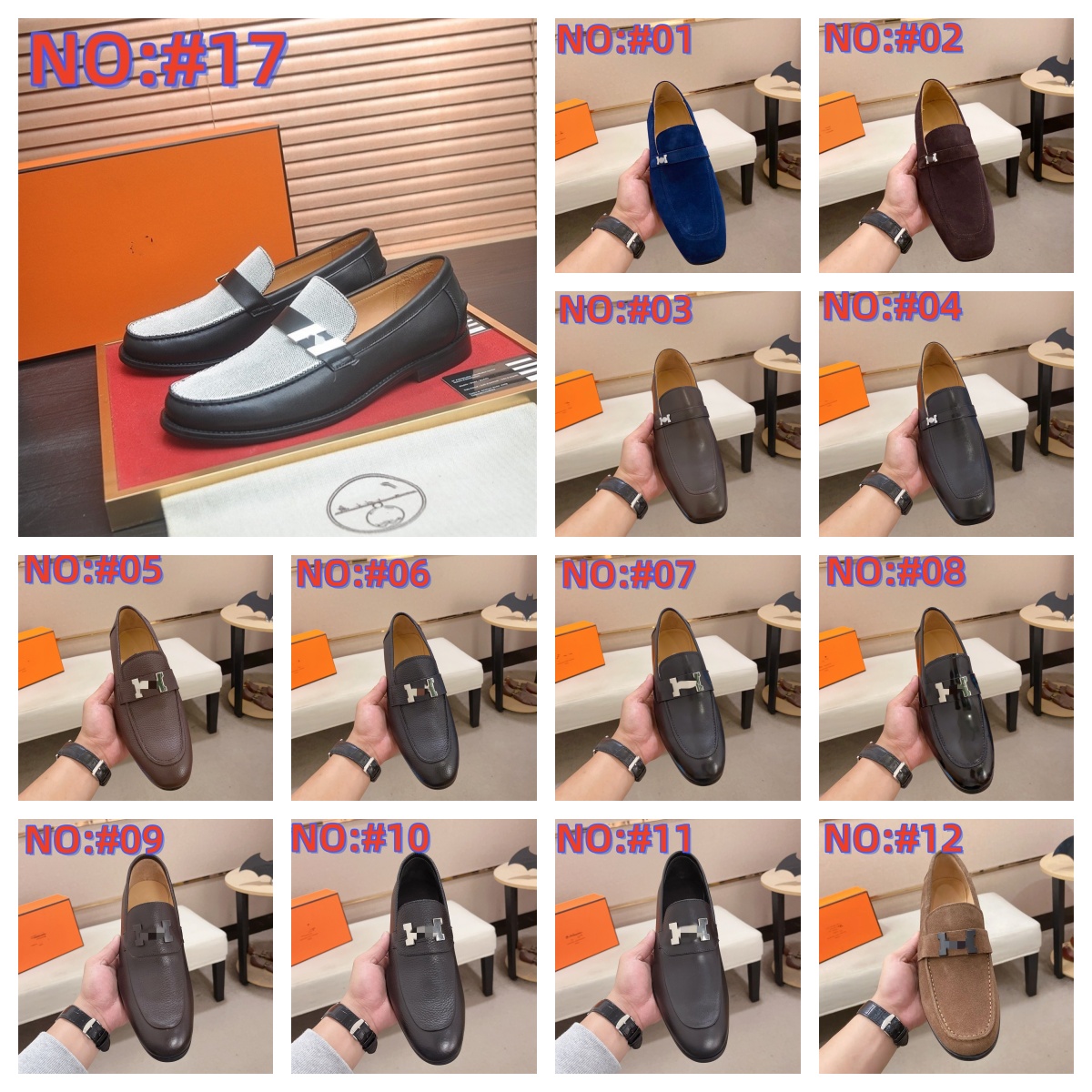 2024 New Classic Luxury Brand Pointed Flat Shoes Designer Men Buckle Flat-heeled Silk Satin Rhinestone Light Red Wedding Shoes Designer Dress Sho-image-915306675