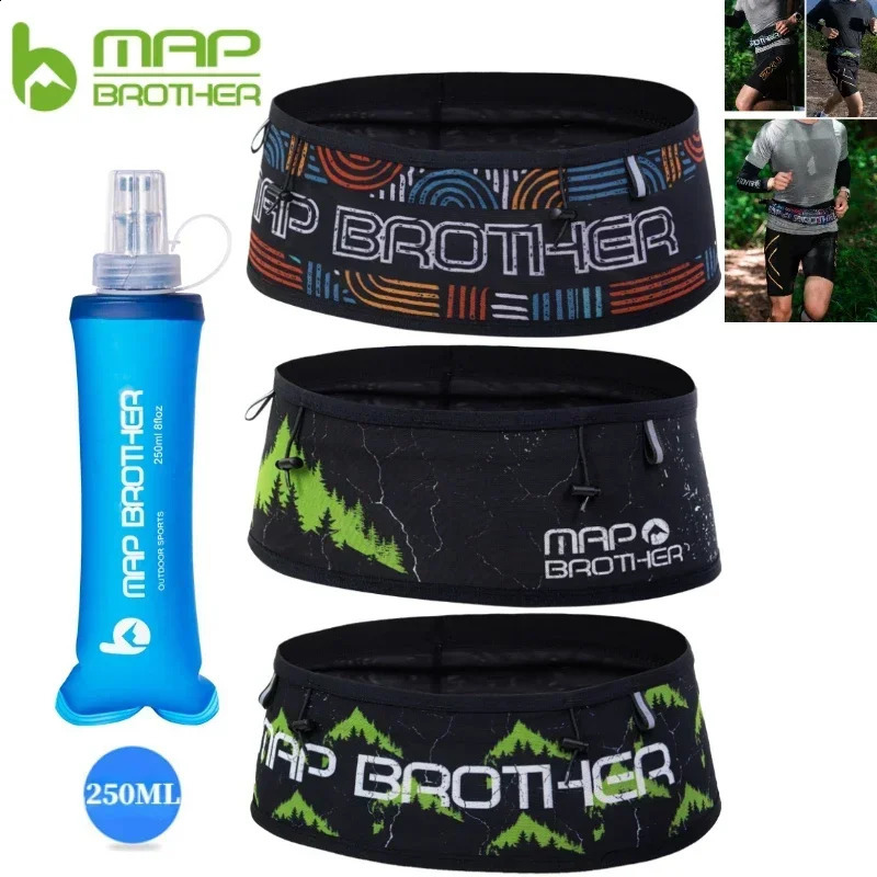 MAP BROTHER W1002 Hydration Running Belt Waist Pack Travel Money Bag Trail Marathon Gym Workout Fitness Mobile Phone Holder Bag 260605