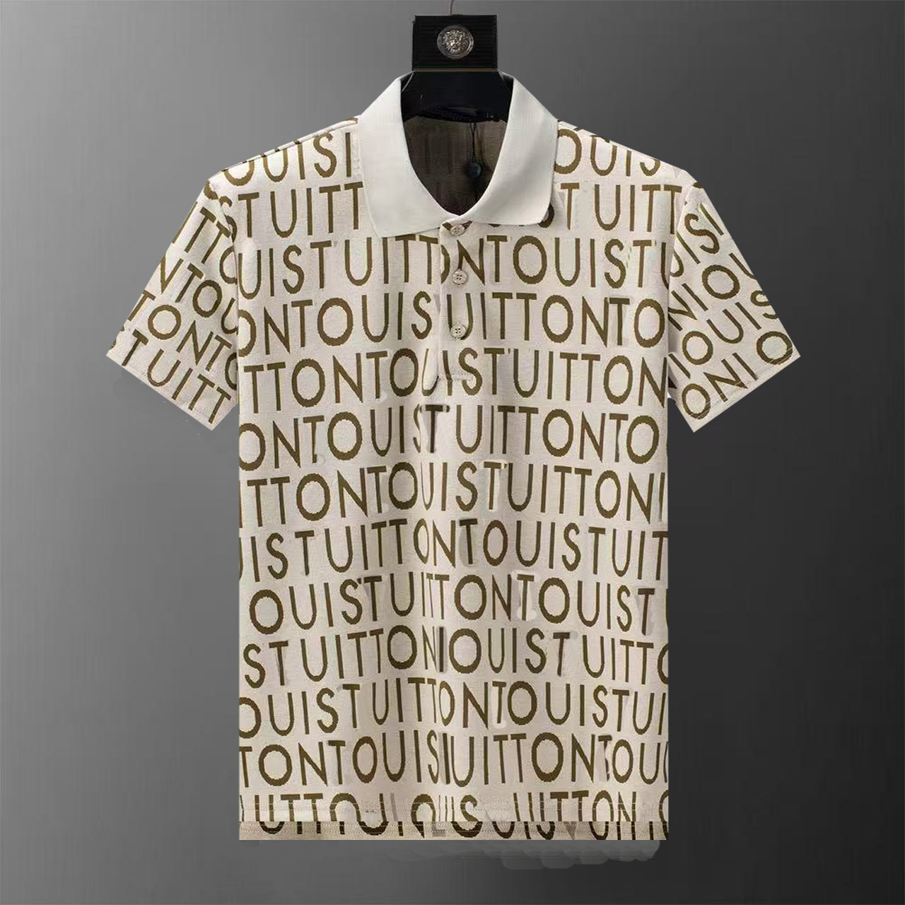 Men's Polo Shirts Designer Men's Casual Polo Men's Business Luxury Shirts Premium T-Shirts Stylish Men's Allover Letter LO Summe
