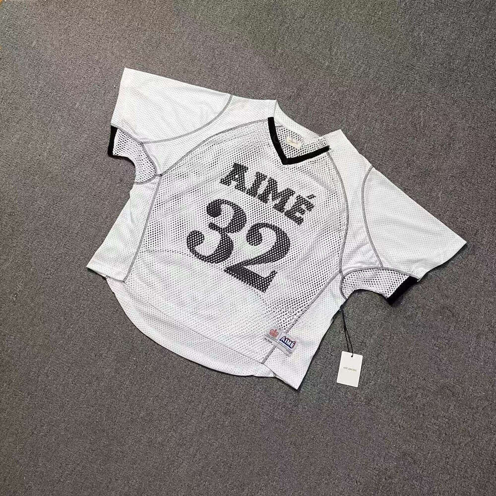 Amie Leon Dore Shirt Designer Jersey Classic Football Sports Wear No 86 Pattern Letter Print Graphic Tee Training Casual Mesh Breathable Amiely Leon