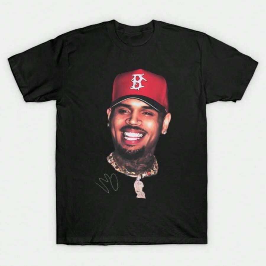 ArrivalChris New Brown Vintage Rap T-Shirt Mens Retro Music Graphic T Casual Short Slve Top Black D260606