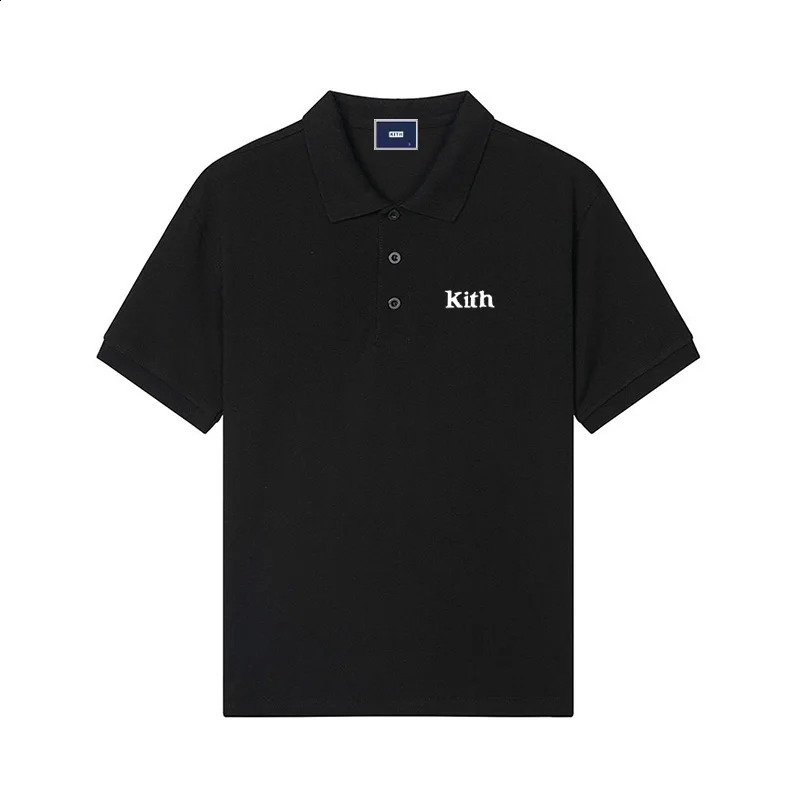 Japan Korea Quality 100Cotton Solid polo T Shirt Mens Short Sleeve Fashion Trend Clothing Woman Summer Letter Embroidery Tops 260604BANJIA