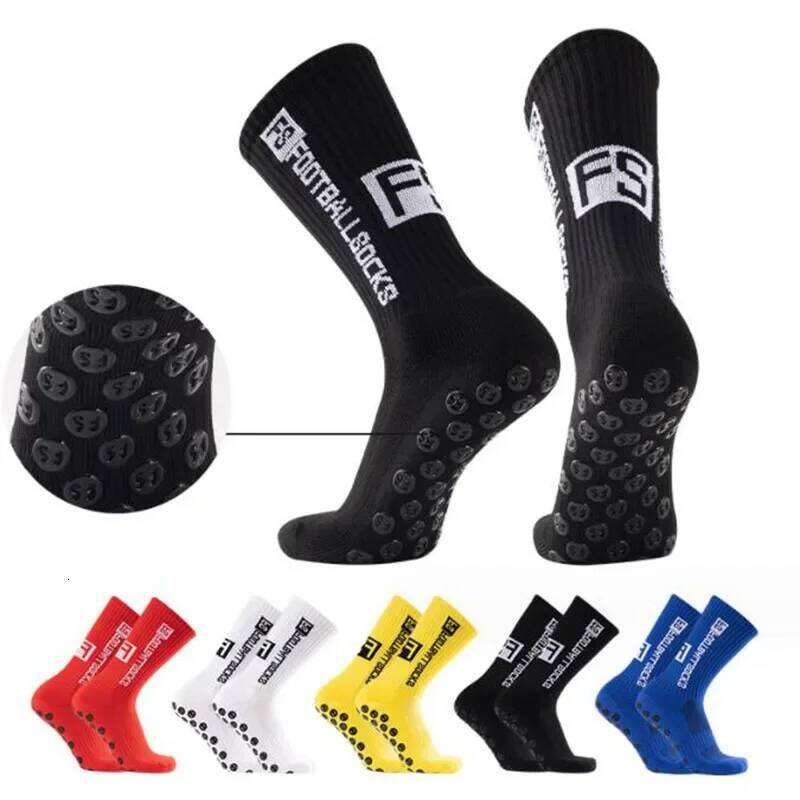 1-20 Pairs men's women's non -sliding football High -quality soft breathable sports sock are suitable running and tr J260606