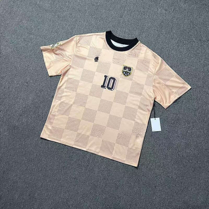 Amie Leon Dore Shirt Designer Jersey Classic Football Sports Wear No 86 Pattern Letter Print Graphic Tee Training Casual Mesh Breathable Amiely Leon