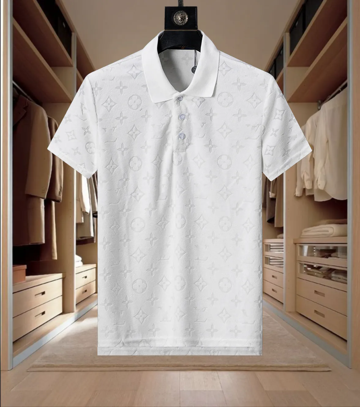 2023 Polo à rayures de créateur T-shirts Polos serpent Bee Floral Mens High Street Fashion Horse Polo T-shirt de luxe