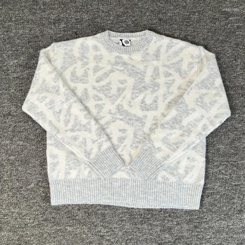 Men's Sweaters Arrivals Street Trend Mertre Sweater High Quality Casual Jacquard Knitted Pullover Send Out In One Day