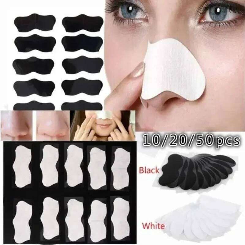 10/20/50pcs Blackhead Cleaner Acne Treatment Mask Deep Nose Pore Cleasing Strips Black Head Remover Tool 0c3e0