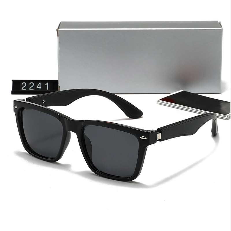 Hommes RB Lunettes de soleil Designer Lunettes de luxe Style Vintage Rétro Cadre carré UV400 Protection de lentille pour hommes Femmes Voyage en