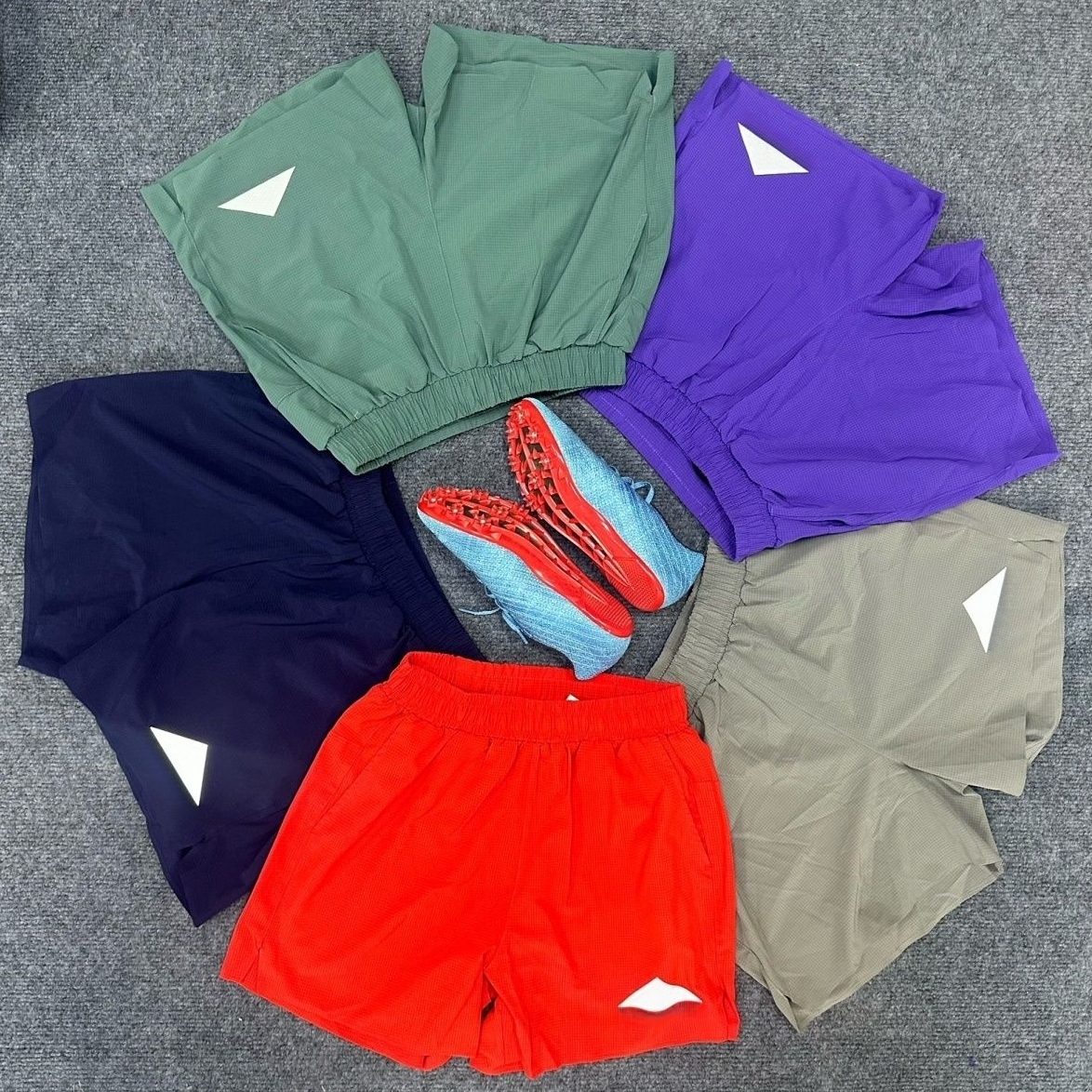 men's designer running shorts swim quick drying fit trunks reflective gym shorts purple sports phenom elite trail shorts waterproof womens m-image-1109391504