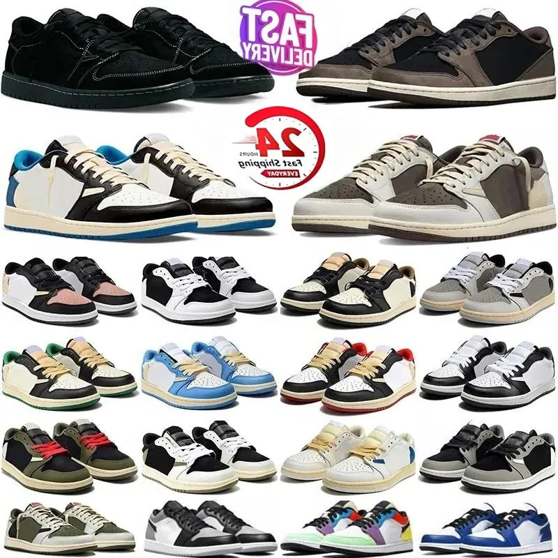 2026 New Mens Trainer Designer Sport Shoe Low Basketball Shoes Wolf Carbon Arctic Punch Black Toe Fragment Reverse Mocha Grey Camo Trainers Women Sn
