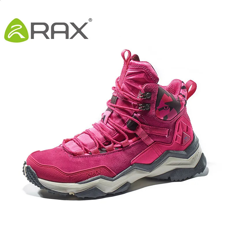 RAX Women Hiking Boots Waterproof Trekking Shoes Lightweight Mountain Climbing Boots Antislip Outdoor Sports Shoes Toursim 260605