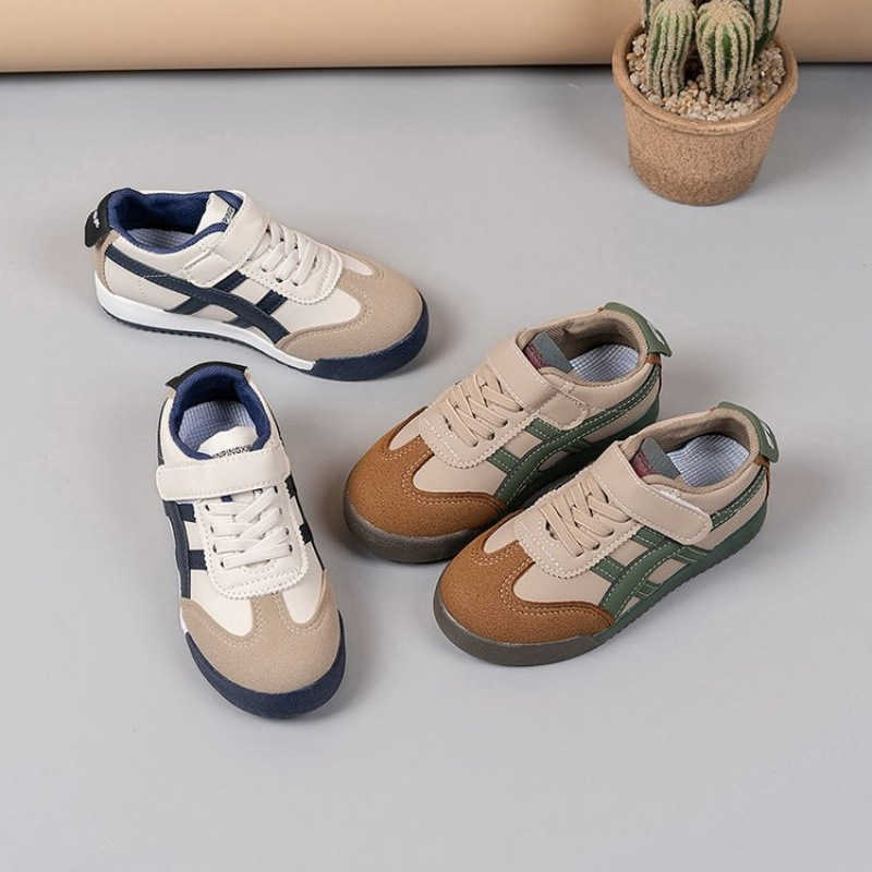 2025 Spring and Autumn New Childrens Forrest Gump Shoes Soft Sole Sneakers Boys Non-Slip Sports Shoes Lightweight Running Shoes for Older Children L