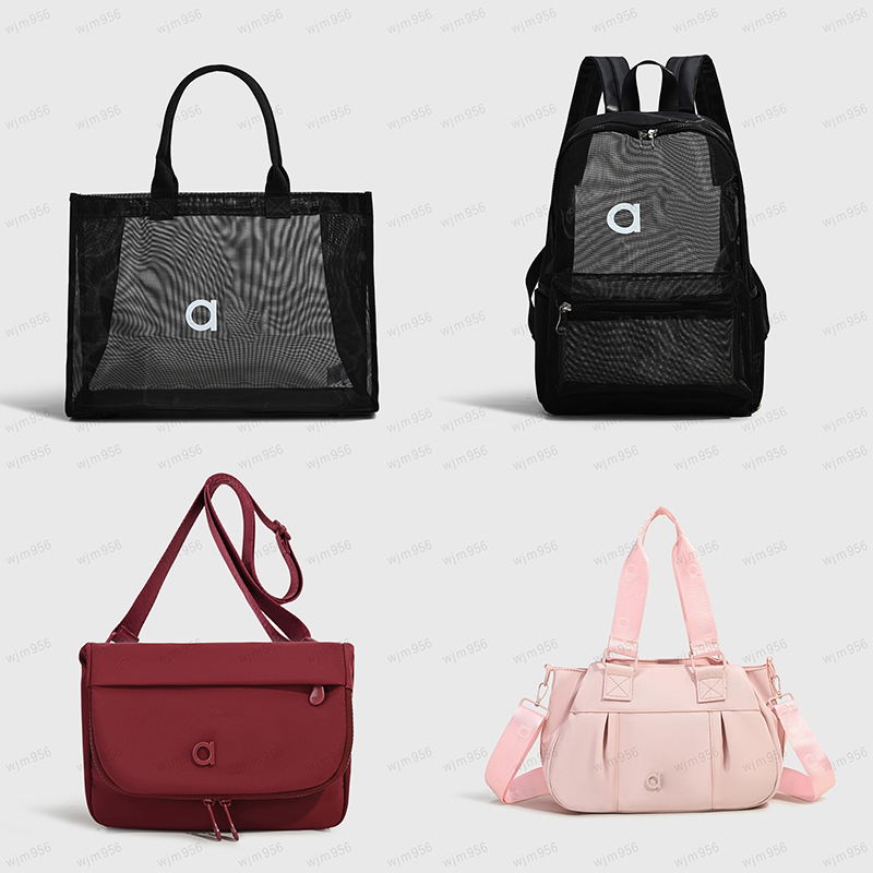 Yoga Bag Transparent fitness handbag Womens Bag travel backpack tennis bag Fashionable backpack Shoulder Bag Korean-style Handbag Crossbody Bag Text