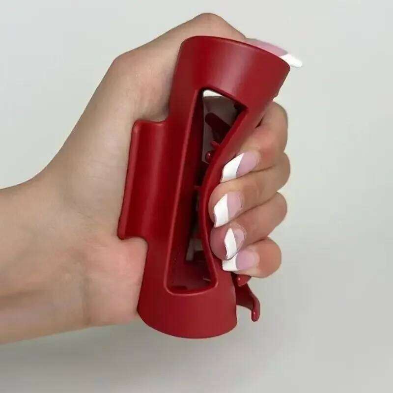 Nen1pc soft silicone shark with high-end feel, anti-drop and non-fragile grip clip, protect the head, new hair accessories