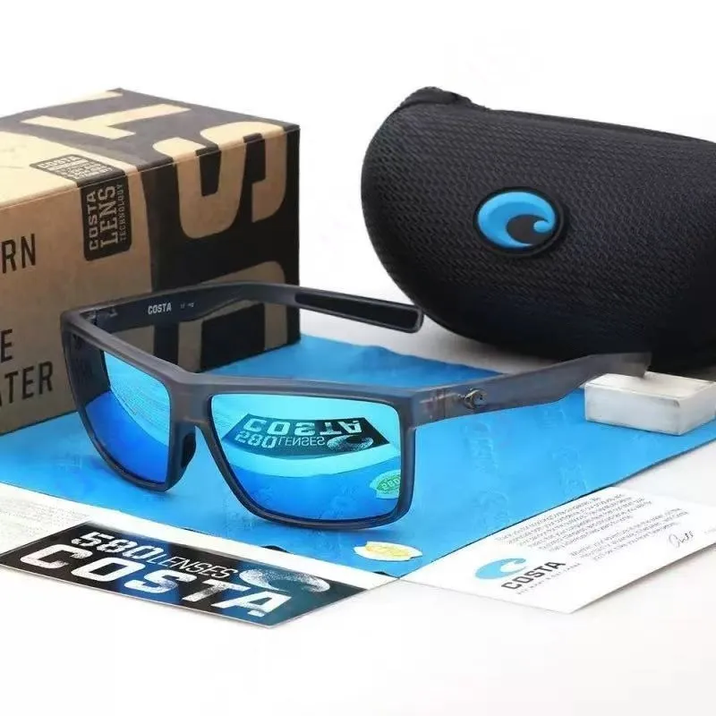 Sunglasses Costa-style Designer Polarized Sunglasses Men High Quality UV400 Protection Sport Cycle Eyewear gift AA