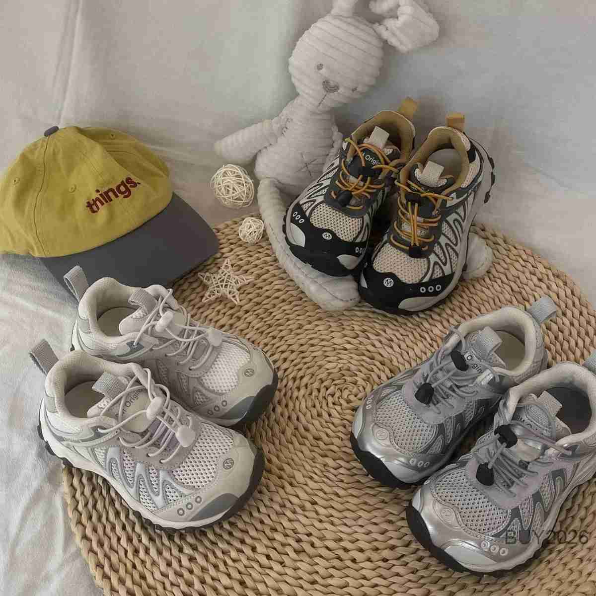 Designer 2026 new Spring Cool Mango - Headed Boys Sports Shoes Childrens Shoes Hiking - Friendly Lightweight Soft - Soled Dad Shoes Casual Shoes