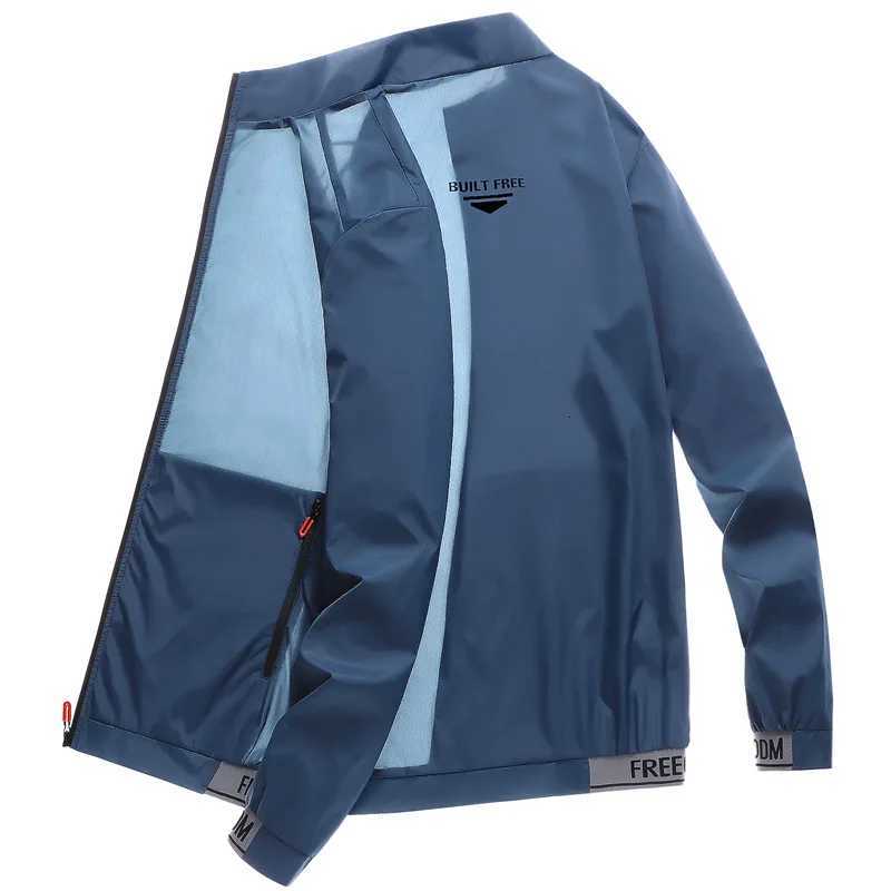 Mens sun protection clothes for summer ultra-thin breathable ice silk trendy fashion UV resistant air conditioning jacket jacke J260608