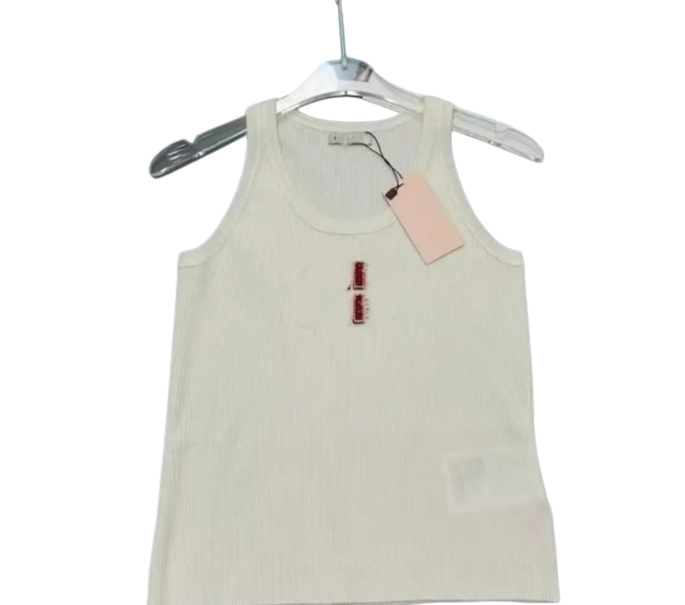 Tank top Womens designer clothes t shirts women designer tank tops sexy halter tops high quality summer vest slim sleeveless bottom vest party crop