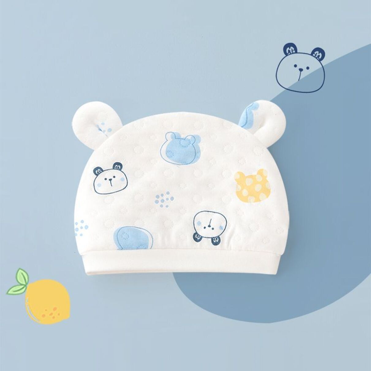 2026 New Children Baby Product Kids Gift Newborn Winter Clip Male Female Baby Sun Fetal perfume cologne Hat Spring Autumn Pure Cotton Breathable And