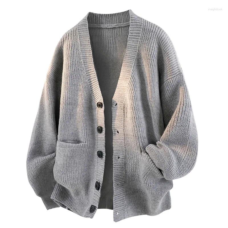 Men's Sweaters Autumn And Winter Outdoor Windproof Warm Knitted Cardigan Sweater Comfortable Fashionable Versatile Breathable Jacket