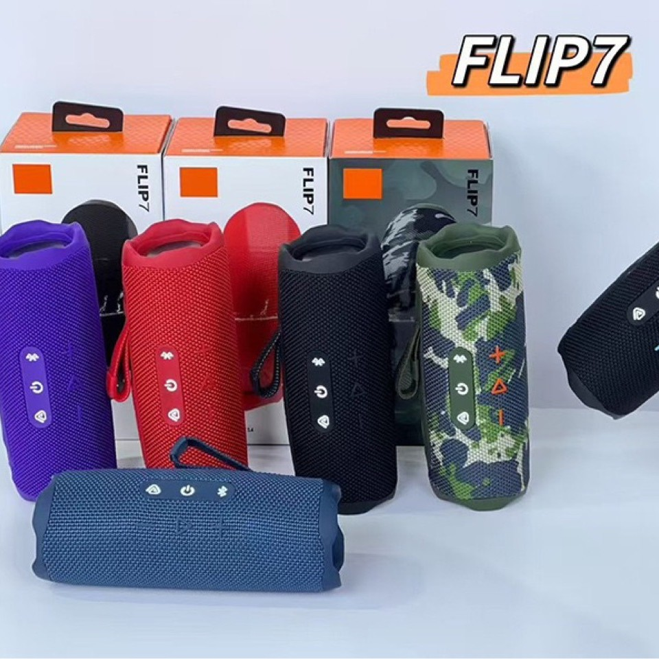 Top-tier Portable FLIP7 speaker FLIP6 speaker Bluetooth Speaker Waterproof speaker Flip7 with TF Card powerful sound deep heavy bass, portable ou-image-1109517701