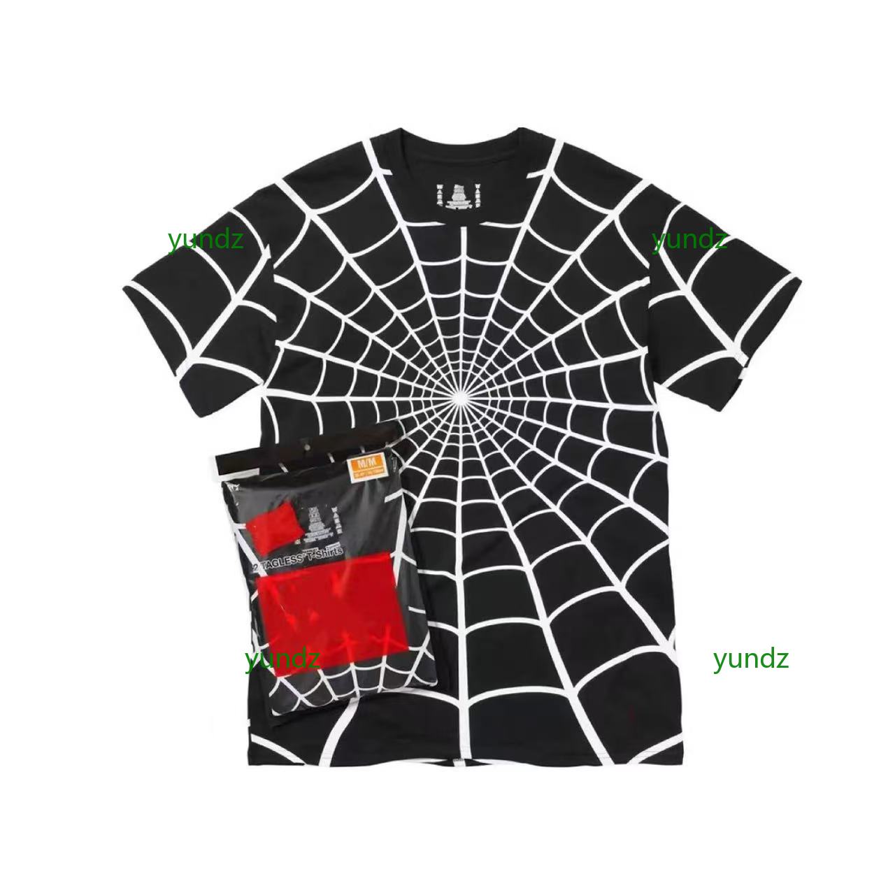 2026 outdoor New 26Ss Fashion Casual Summer Short Sleeved Spider T Shirt O Neck Loose Tee Tops Streetwear Skateboard Hiphop Top Free Shipping 22