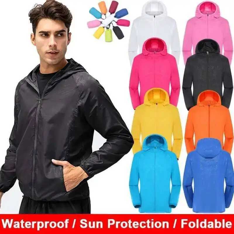 Fishing Rain Wind Breaker Coat For Men Women Waterproof Jacket Hiking Climbing Clothes Sun Protection Quick Dry Rain Coat J260608