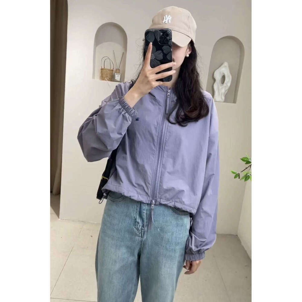 Sun Protection Clothing For Women, Summer Thin Jacket, 2024 New Short Style, Loose Fit, Versatile Hooded Sun Protection Top For Petite Sizes E34