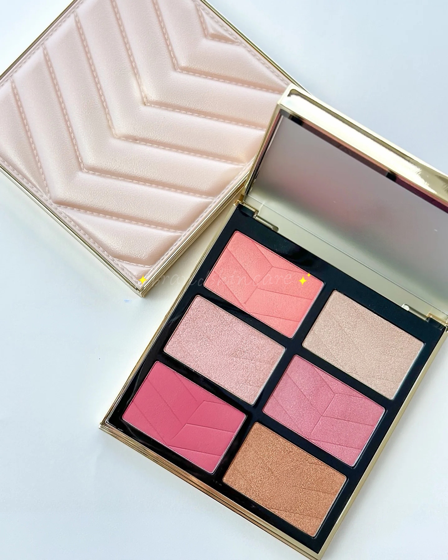 Hottest Blush Highlighter Eye Shadow 27g Golden Oasis Blush Couture Face Palette 6 Colors Illuminateur Highlighter Blusher Powder Matte Shimmer F-image-442870511
