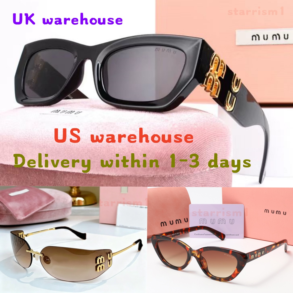 luxury designer sunglasses cat eye oval mirror rimless optical glasses uv400 protection anti glare acetate metal frame vintage sun glasses with b-image-955981526