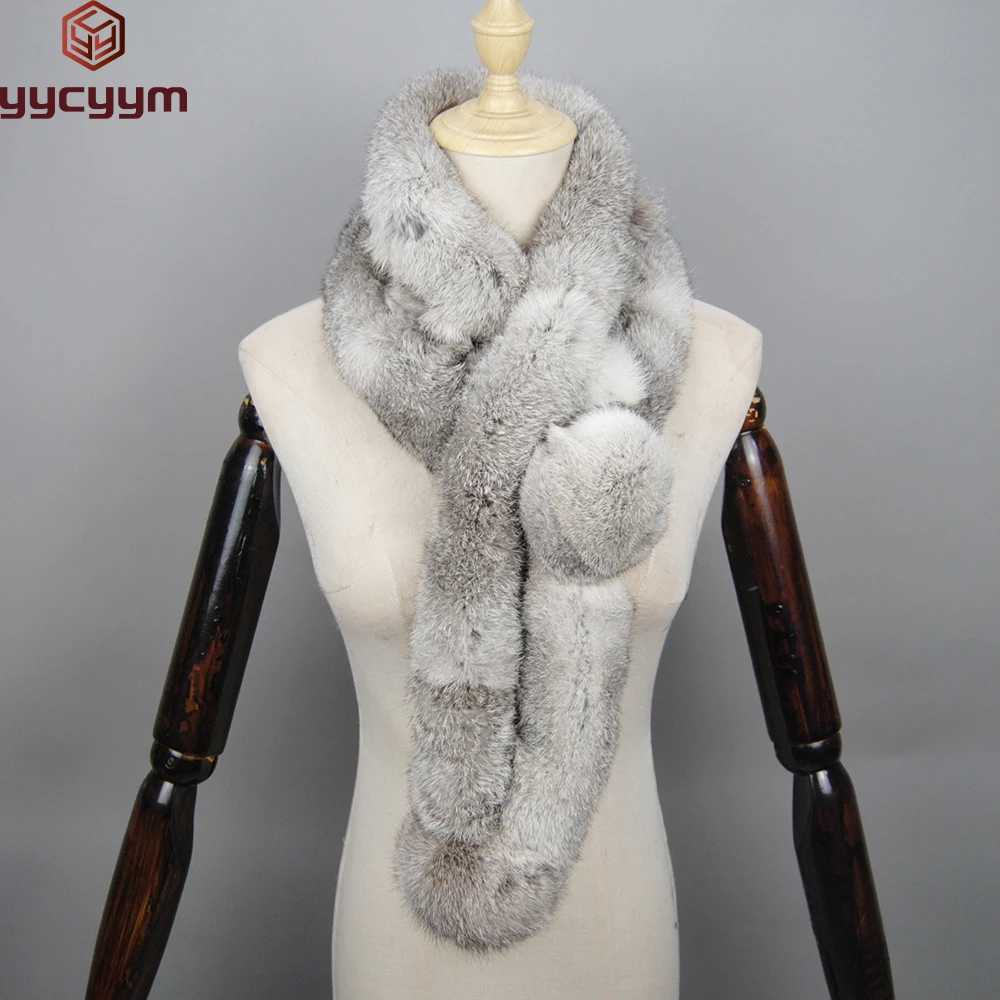 2025 Winter Luxury Natural Real Rabbit Fur Warm Scarf Fashion Soft Plush Thicken Snood Scarves Shawl for Adult Kids Women Girls Q260608
