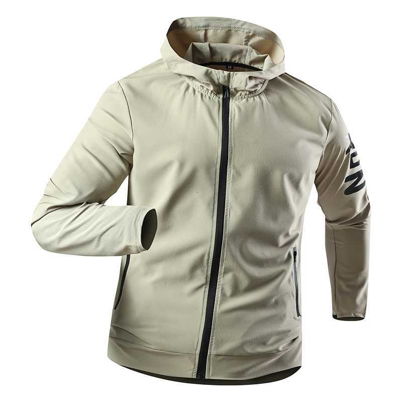 Mens Sun Protection Running Jackets Outdoor Thin Skin Coats Men Hiking Camping Cycling Hooded Windbreaker Quick Dry Sports Coat J260608