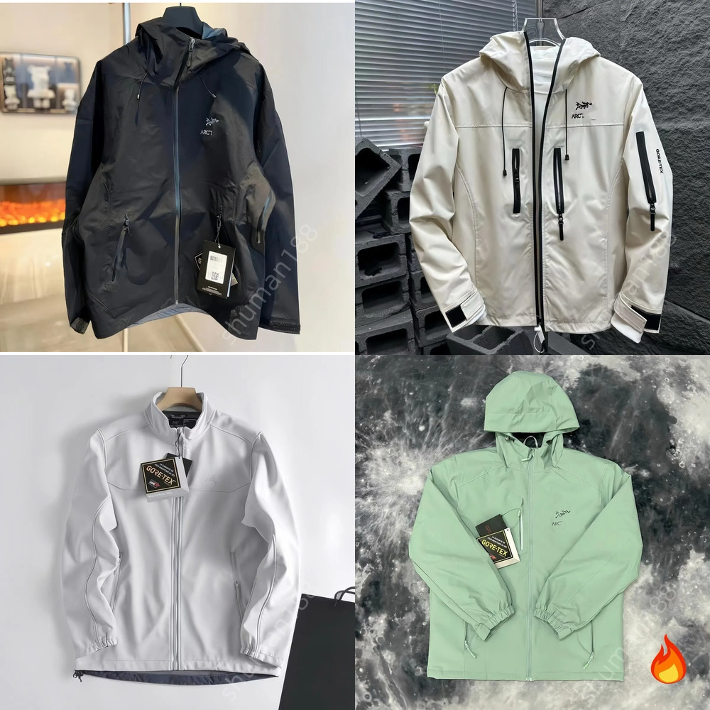 2025 New Men Hooded Windbreaker Waterproof Zipper Jacket Outdoor Cotton Coat Waterproof Windproof Men Hooded Jacket Zipper Outdoor Cotton Coat Casua