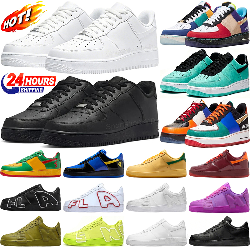 Designer cpfm airforc 1 Casual One shoes for Men Women Sneaker Classic triple Black White Panda Grey Fog Womens Outdoor Sports airforcee 1 Mens Trai