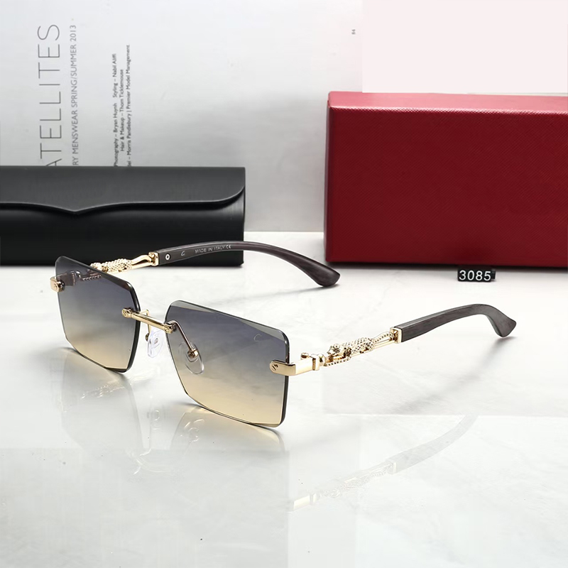 Brand Love Glasses New Thickened Gradient Color Lens Fashion Sunglasses Men High Quality Sunglasses for Women Designer