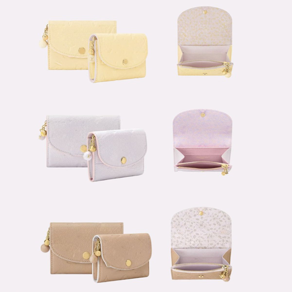 Rainbow Rosalie Coin Purse Colorful Lisa Wallet Monogram Embossing Leather Clutch Bag Card Holder Women Luxury Fold Keychain Wallet Top Quality