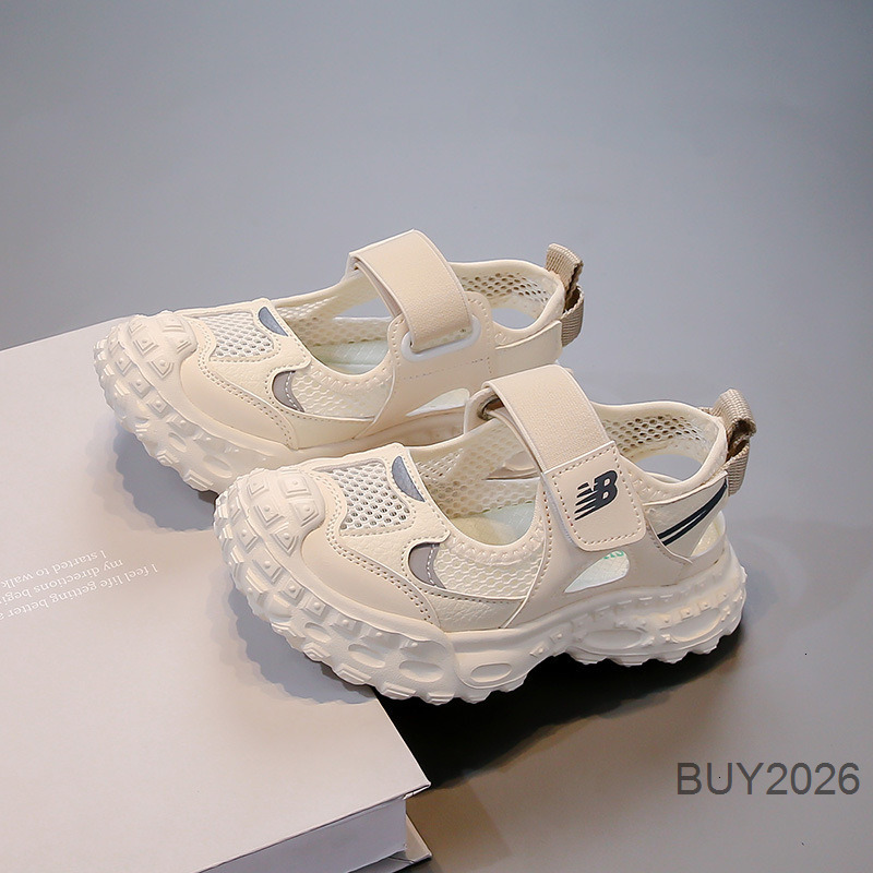 Designer 2026 Summer New Single Mesh Breathable Frame Shoes Boys Soft-soled Non-Slip Casual Shoes Fashionable and Versatile Girls Shoes