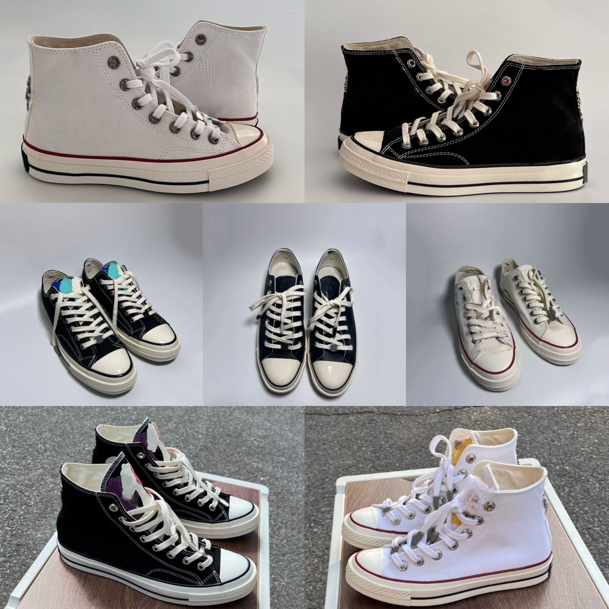 High quality Geobasket Designer Vintage Men's Women's platform Boot slide slipper Booties High and Low Top Couple Play Canvas Shoes Rivet